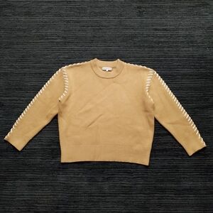 English Factory Tan Crew Neck Sweater